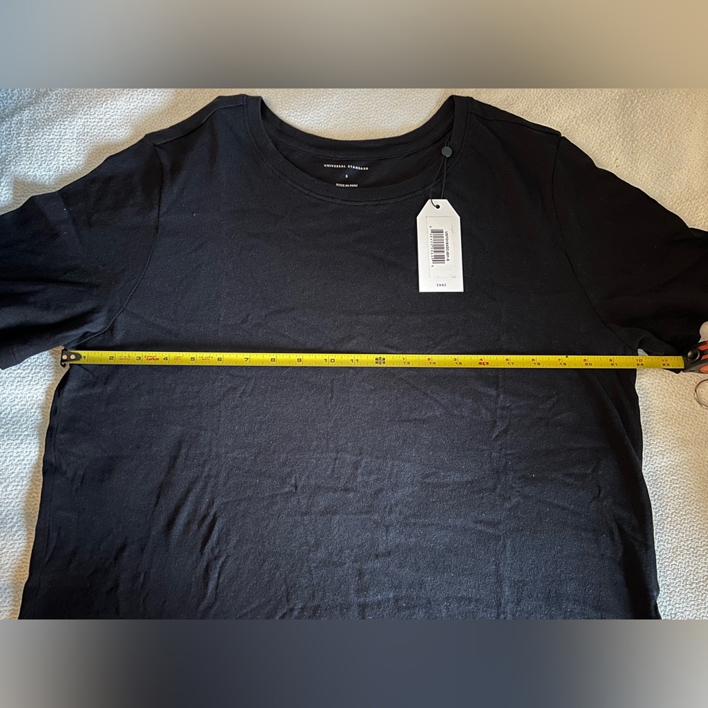 NWT Universal Standard Linen Jersey Black Eco Tee Rex - Picture 6 of 12